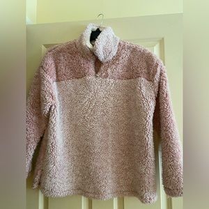 Sherpa pullover quarter zip